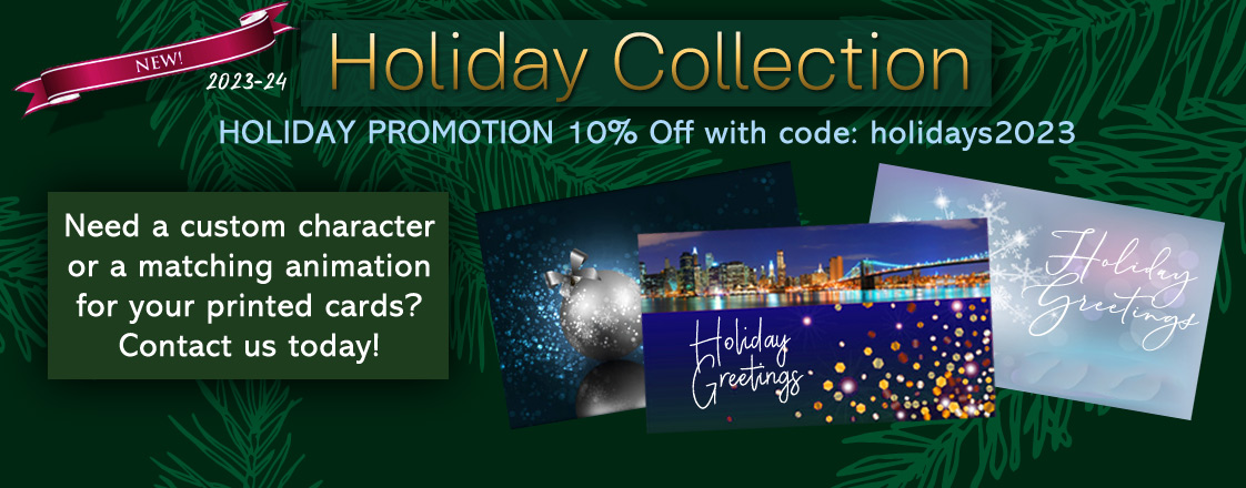 Send Professional B2B eCards for holidays, custom announcements, events and more. Send Professional B2B eCards for holidays, custom announcements, events and more.